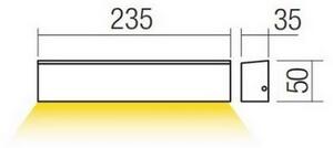 Redo 90394 - LED Applique da esterno OMNIA LED/12W/230V 3000K IP54 grigio