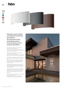 Redo 90227 - LED Applique da esterno FABO LED/6W/230V 3000K IP54 marrone