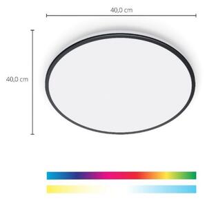 WiZ - LED RGBW Plafoniera dimmerabile RUNE LED/21W/230V Wi-Fi nero