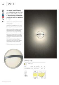 Redo 90364 - LED Applique da esterno SIERRA LED/10,8W/230V IP54