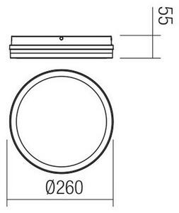 Redo 90286 - Lampada LED da esterno ISOLA LED/24W/230V 3000/4000/6500K IP54