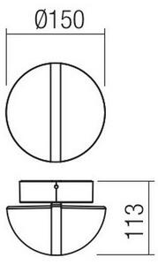 Redo 90364 - LED Applique da esterno SIERRA LED/10,8W/230V IP54