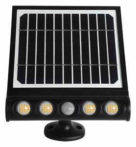 Lampada solare LED da parete con sensore movimento LED/8W/3,7V 4000 mAh 4000K IP
