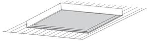 Cornice metallica per istallazione pannelli LED 595x595mm