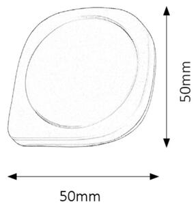 Rabalux 4647 - Luce LED con sensore BILLY LED/0,5W/230V bianco