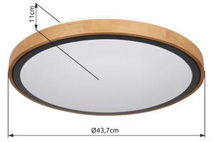 Globo 41764-24 - Plafoniera LED BRUNO LED/24W/230V 437mm 3000/4500/6000K