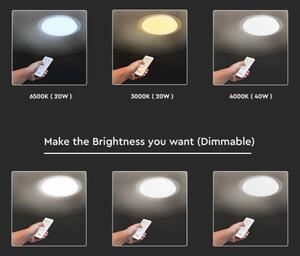 Plafoniera LED dimmerabile LED/40W/230V 3000K/4000K/6500K + +TC
