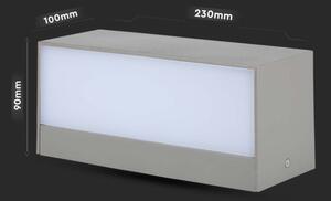 LED Applique da esterno LED/12W/230V 6400K IP65