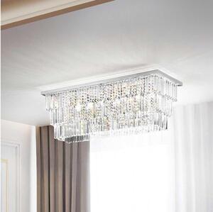Ideal Lux - Plafoniera MARTINEZ 8xE14/40W/230V cromo lucido