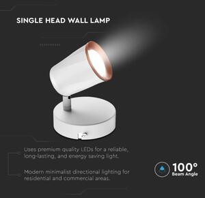 LED Faretto da parete LED/5W/230V 4000K bianco