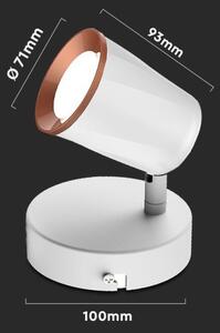 LED Faretto da parete LED/5W/230V 4000K bianco