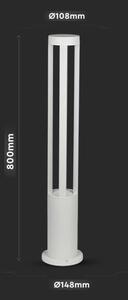 LED Lampada da esterno LED/10W/230V 80cm 3000K IP65 bianco