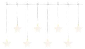 Catena luminosa LED da esterno a forma di stelle 8xLED/5,84m IP44