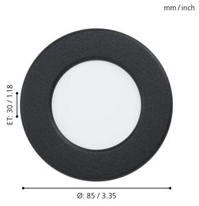 Eglo 99213 - Lampada da incasso per bagno LED FUEVA 5 LED/2,7W/230V IP44