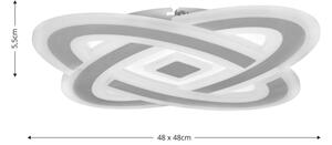 Brilagi - Plafoniera LED dimmerabile MODERN LED/90W/230V 3000-6000K + telecomando