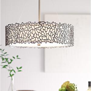Kichler KL-SILVER-CORAL-P-A - Lampadario a sospensione con supporto rigido SILVER CORAL 3xE27/100W/230V cromo