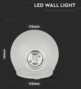 Applique a LED da esterno LED/6W/230V 3000K IP65 grigio