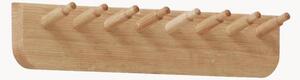Appendiabiti da parete in legno di quercia Echo