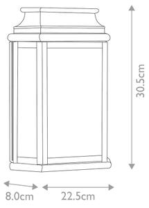 Elstead - Applique da esterno ST MARTINS 1xE27/100W/230V IP44 bronzo