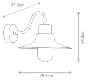 Elstead - Applique da esterno SHELDON 1xE27/100W/230V IP44 turchese