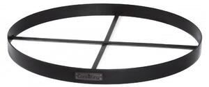 Base Rotonda per Braciere in Acciaio Crudo 60 cm - Diametro 60cm, Altezza 6cm, Spessore 4mm - Ideale per Pietre Decorative e Protezione Terrazze