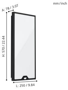 Eglo 99522 - Lampada LED da esterno con sensore CASAZZA LED/18,5W/230V IP44