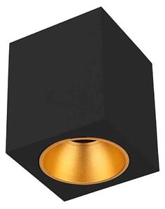Luce Spot 1xGU10/35W/230V quadrato nero