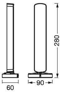 Ledvance - SET 2x LED RGBW Lampada da tavolo dimmerabile MOOD LIGHT LED/4W/230V + +TC
