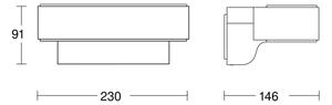Steinel 079307- Applique LED da esterno L810C LED/9,8W/230V IP44 antracite