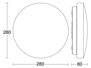 Steinel 069674-Lampada da bagno LED con sensore RSPRO P1 9,4W/230V 4000K IP54