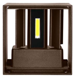 Applique LED da esterno LED/11W/230V 3000K IP65 marrone