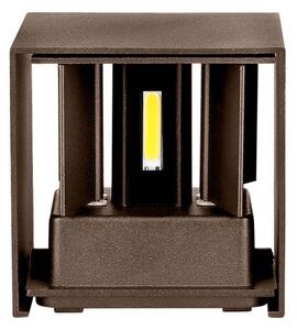 Applique LED da esterno LED/11W/230V 3000K IP65 marrone