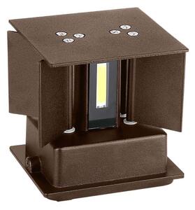 Applique LED da esterno LED/11W/230V 3000K IP65 marrone