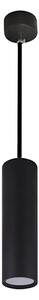 Lampadario a sospensione con filo KARADON 1xGU10/30W/230V 17 cm nero