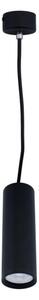 Lampadario a sospensione con filo KARADON 1xGU10/30W/230V 17 cm nero