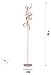 Leuchten Direkt 19031-60 - Lampada da terra LED dimmerabile CURLS LED/22W/230V