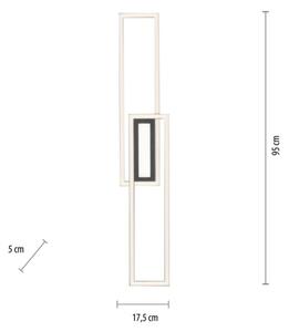 Leuchten Direkt 14696-18 - LED Lampadario a plafone dimmerabile ASMIN LED/45W/230V