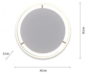 Leuchten Direkt 15391-60 - Plafoniera LED dimmerabile RITUS LED/20W/230V