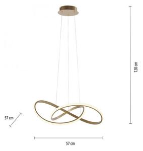 Leuchten Direkt 15402-60 - Lampadario LED dimmerabile su filo MARIA LED/25W/230V