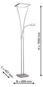 Leuchten Direkt 11722-55 - Lampada LED dimmerabile MARIAN LED/33W/230V + LED/3,6W