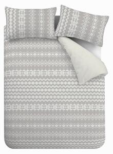 Biancheria da letto in pile grigio 200x200 cm Alpine - Catherine Lansfield