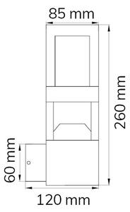 Wofi 12244 - Applique a LED da esterno SIERRA LED/10W/230V IP54