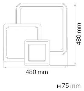 Wofi 11860 - Plafoniera LED dimmerabile MOLA LED/36W/230V 3000-5500K + tc