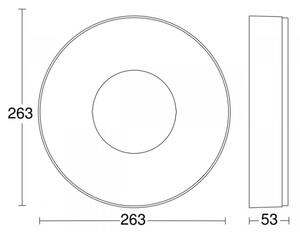Steinel 078775 - Plafoniera LED RS 200 C LED/17,1W/230V IP54