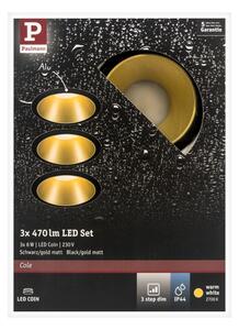 Paulmann 93404 - SET 3xLED/6,5W IP44 Lampada da bagno dimmerabile COLE 230V