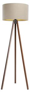 Lampada da terra STANDART 1xE27/60W/230V beige/wenge