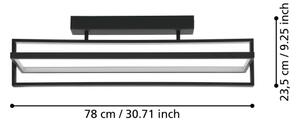 Eglo 900465 - Plafoniera LED dimmerabile SIBERIA LED/34W/230V + tc