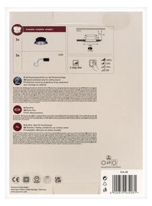 Paulmann 93408 - SET 3xLED/6,5W IP44 Faretto bagno dimmerabile COLE 230V