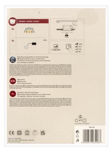 Paulmann 93406 - SET 3xLED/6,5W IP44 Lampada bagno dimmerabile COLE 230V