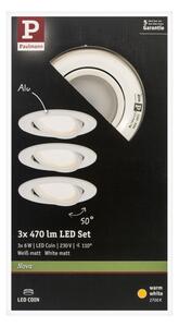 Paulmann 93449 - SET 3xLED/6,5W IP23 Lampada da incasso per bagno NOVA 230V